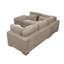 Canapé avec méridienne avec repose-pieds de 107 po de large Beeston-124445606-109722010