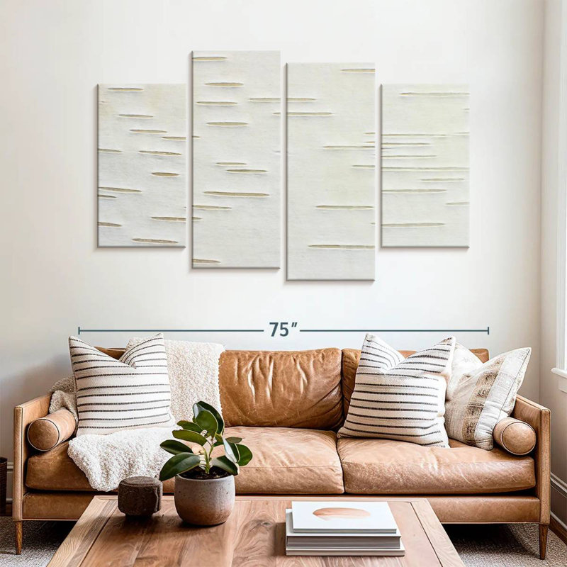 Avery Birch Tree White Bark, 42" H x 68" W