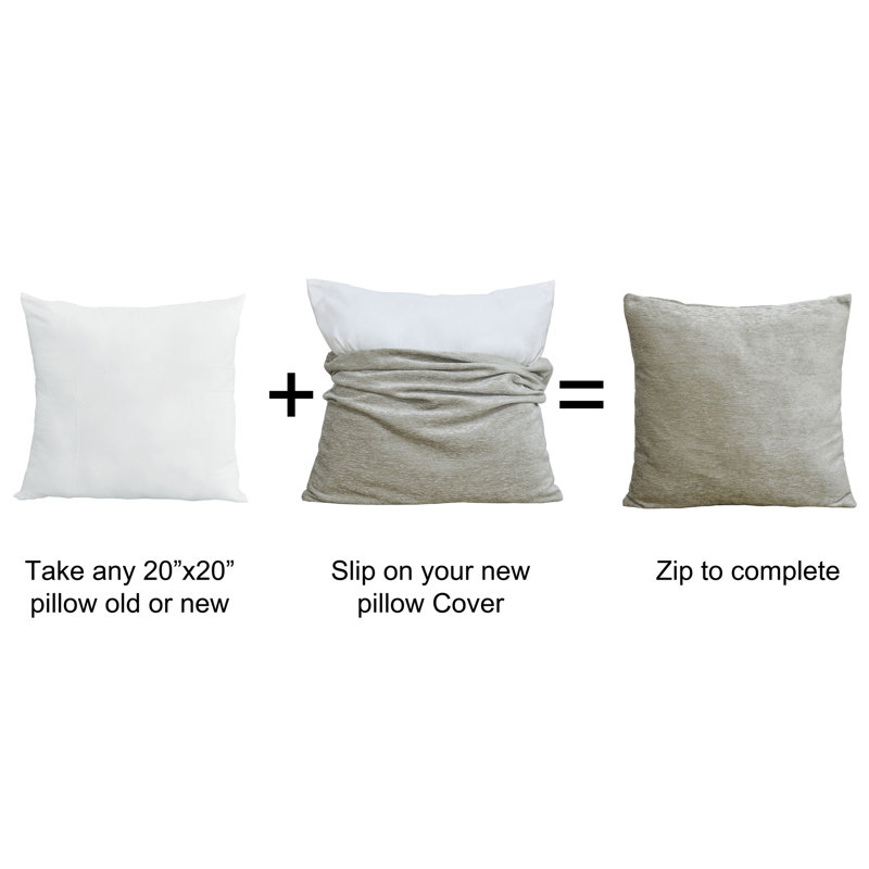 Housse de coussin Tanga, Gris