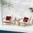 Aubrieana 2-Person Acacia Wood Seating Group with Cushions-2098206371-2141618705