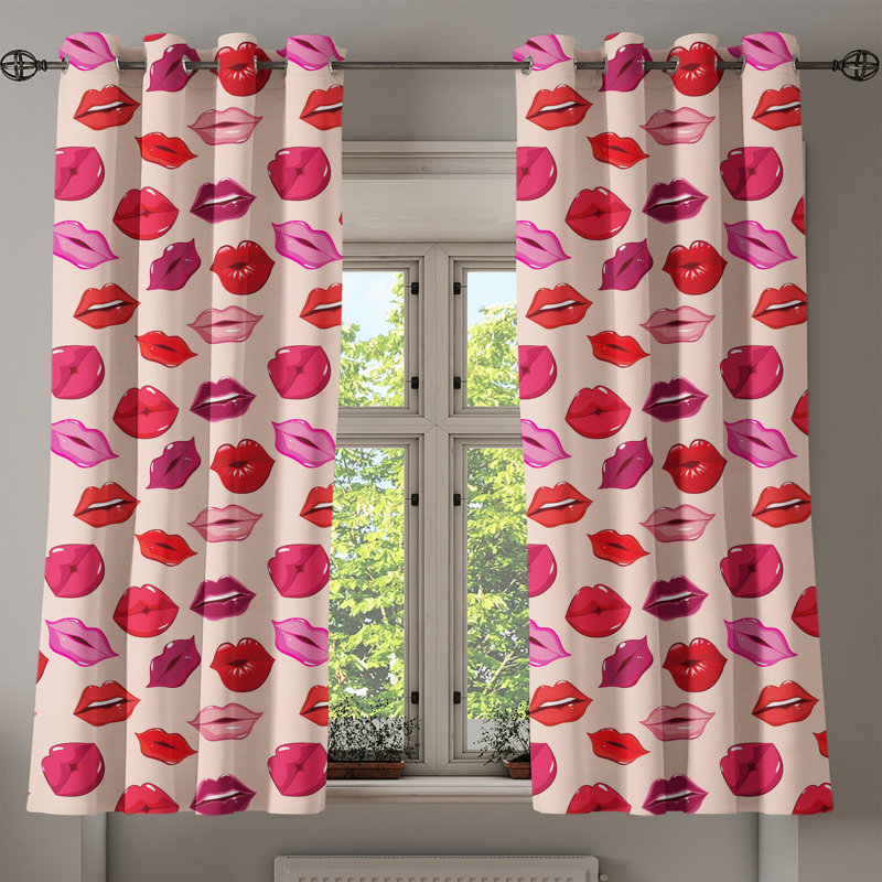 Sateen Blackout Curtain Pair, 50" W x 63" L