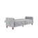 Perdue 81.5" Velvet Square Arm Convertible Sofa