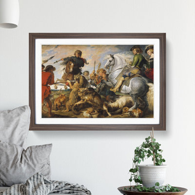 The Wolf and the Fox by Peter Paul Rubens - Picture Frame Painting