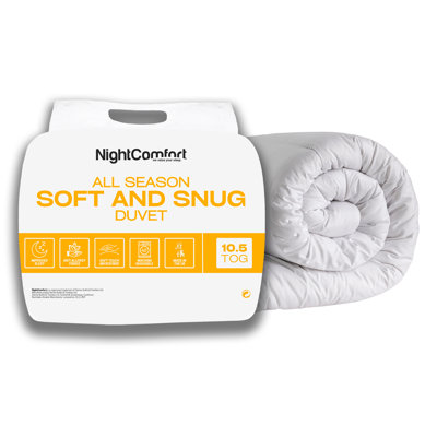 NightComfort Soft & Snug Anti-Allergy All Season 10.5 Tog Duvet