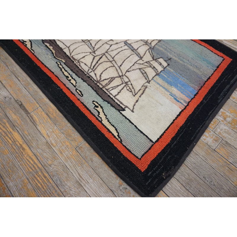 Tapis crocheté Artistique Antique