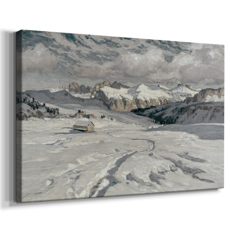Paysage rétro - CMXI, H 41 po x l 61 po x P 1,5 po, Toile tendue