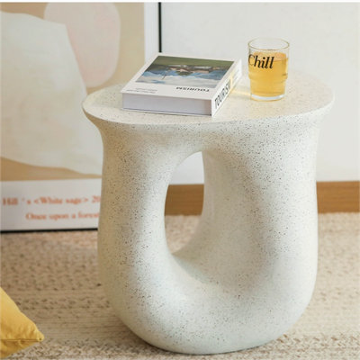 Bevie Concrete Accent Stool