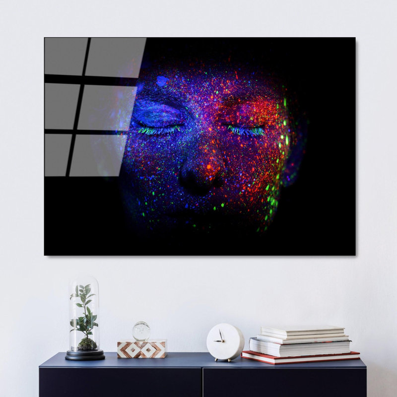 Stunning Tempered Glass Wall Art Painting, 27.6 x 39.4 inches | 100% Tempered Glass, Thickness: 0.16 inches | Elegant Home Decor for Living Room or Office, Durable & Easy to Clean, Perfect Gift Idea