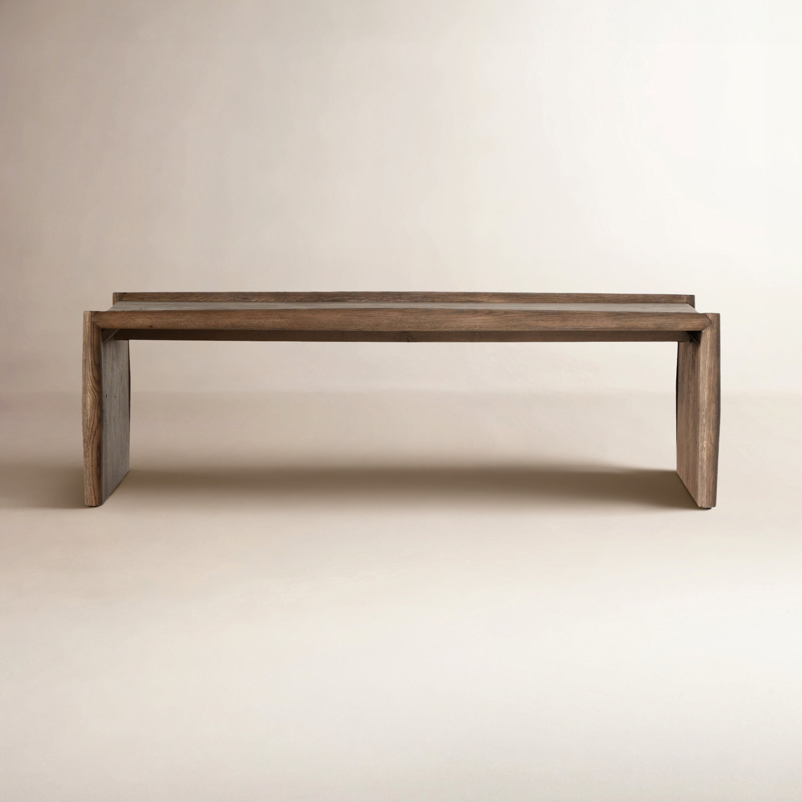 Cayenne Solid Wood Single Coffee Table, Brown
