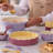 IN THE MEADOW PIE PINK DISH 9"