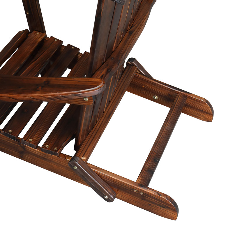 Chaise Adirondack pliante peu encombrante - parfaite pour la terrasse, le porche, la terrasse et le jardin