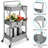 Foldable 3 Tier Rolling Cart-1407596323-1407596317