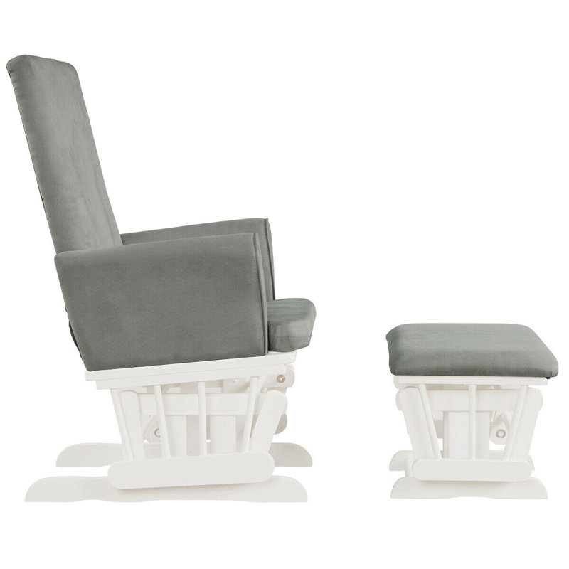 Amsterdam Plastic Rocking Chair, Grey