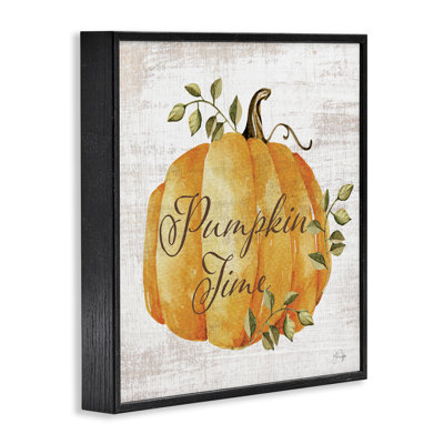«Pumpkin Time over Rustic», estampe numérique, design par Yass Naffas Designs