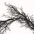 72" Black Glitter Artificial Garland Twig Branches, Halloween Decorative Faux Coral Branches for Vase, Party & Home Decoration