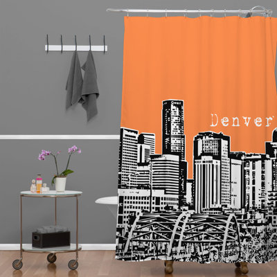 Rideau de douche simple denver Bird Ave
