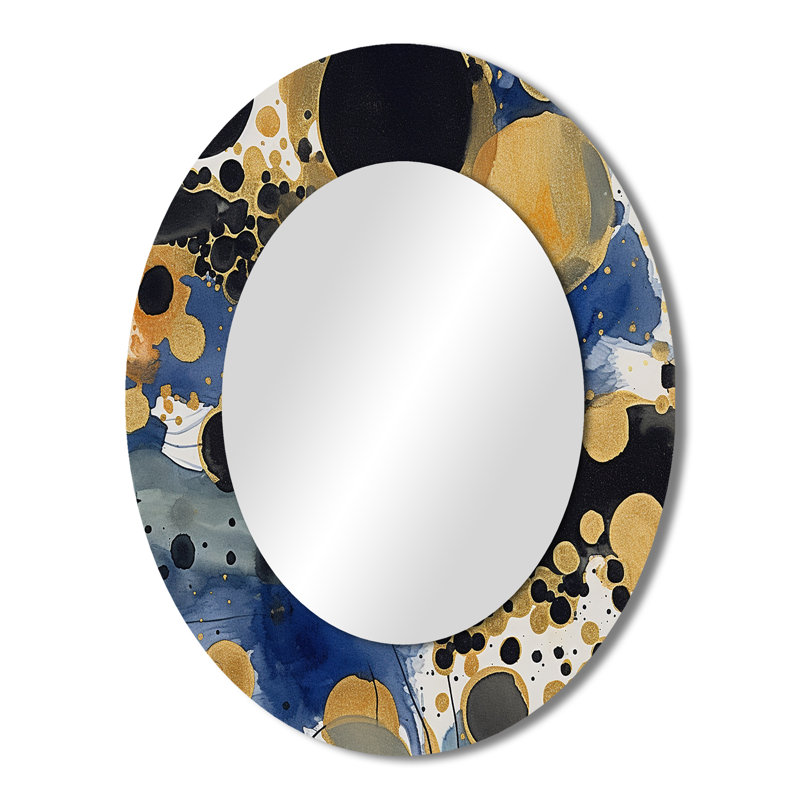 Laurier - Abstract Metal Mirror, 43" x 33"