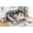 Wooden Full Size Daybed With 2 Drawers, Daybed With Storage Shelf And USB Charging Ports-1101880807