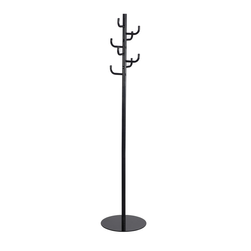 Marvine Steel Freestanding 8 - Hook Coat Rack