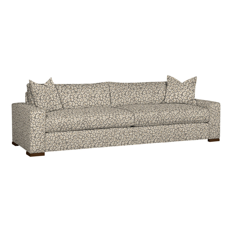 Paxton 109" Two Seat Extended Sofa, Ian Pewter, Havana