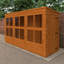 12x4w TigerFlex Shiplap Pent Sunroom
