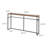Yamazaki 50" Sofa Back Console Table with Shelf-99182032