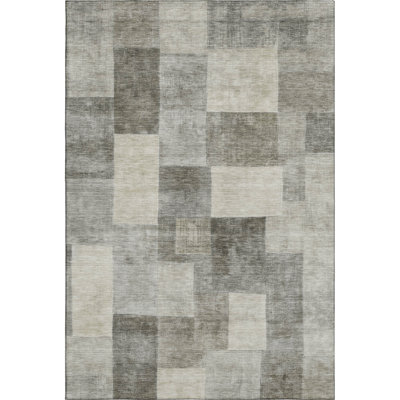 Premium Machine Washable Alijah AMF1261 Geometric Rug
