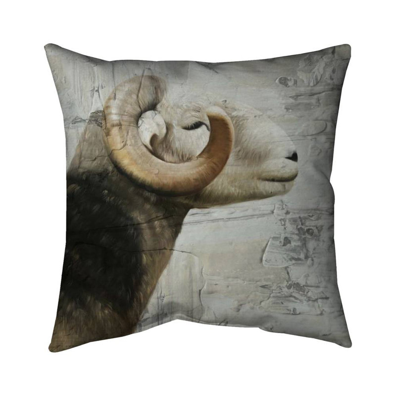 Aries - 16"x16" Outdoors Throw pillow - Spun poly - Print on demand
