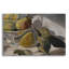 Art mural en verre épique «Delightful Pears 1» par Marian Parsons, 36 po x 24 po-784735982