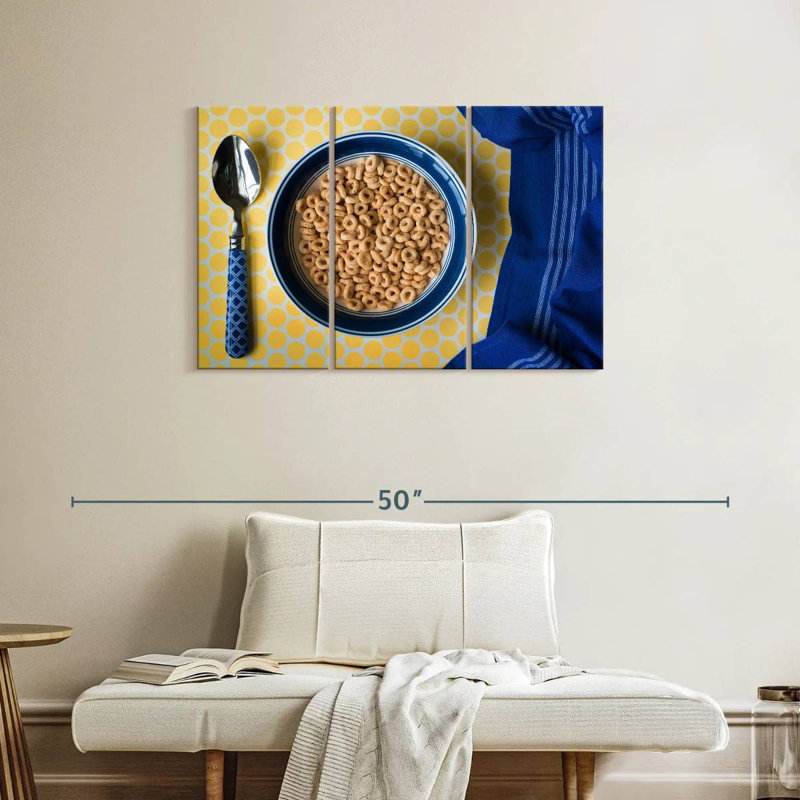 Céréales laiteuses pour le petit déjeuner, H 24 po x l 38 po