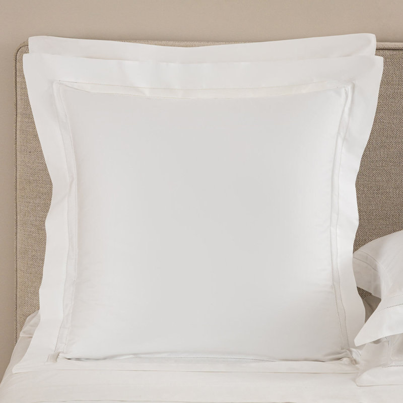 Doppio Ajour Sham, Euro, White