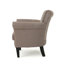 Chaises d'appoint de confort, chaise cloutée moderne en tissu 31 po pour la maison