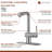 Mondawe Pull Down Kitchen Faucet-72651121