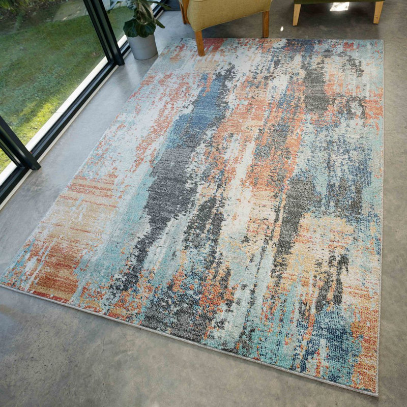 Olivieri Abstract Area Rug, Rectangle 120 x 170cm