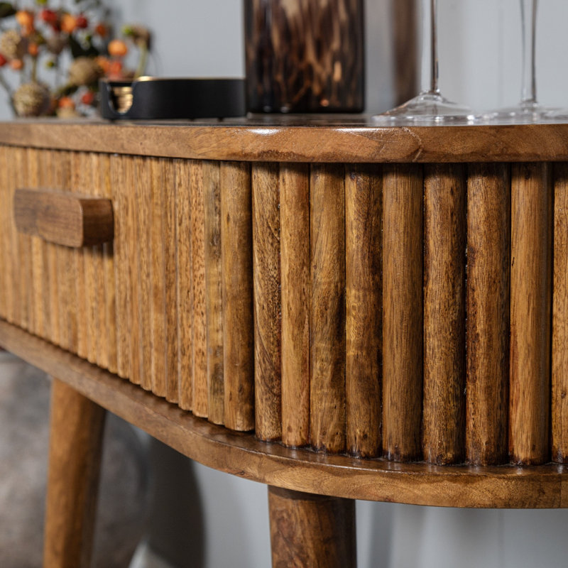 Spradley 203.2cm Solid Wood Console Table