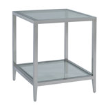 Pinnacle Glass End Table