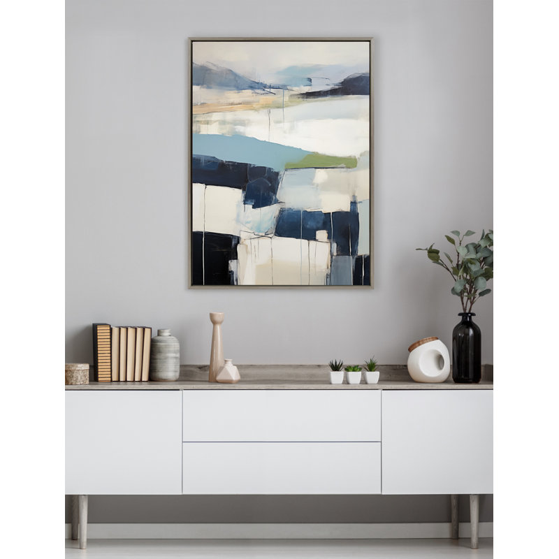 «Skyline I» par Amy Lighthall, reproduction d'art sur toile encadrée, H 42 po x l 31,5 po