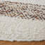 Tapis en laine / coton tissé à la main Natura en brun / ivoire-1634357593