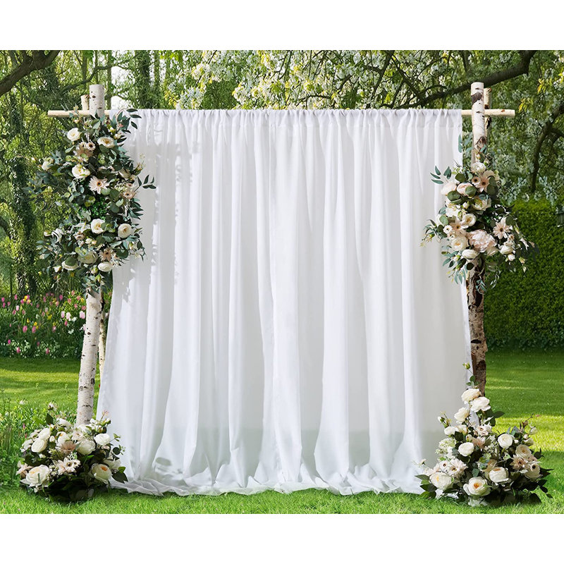 Rideaux en toile de fond Wendy, H 120 po x l 54 po x P 0,1 po