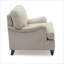 Fauteuil d'appoint rembourré brun clair Candor brun (avoine de mer), siège pour adulte dans la chambre du salon-383542075