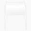 Table d'appoint, côté, bout, table de chevet, lampe, stratifié blanc, métal blanc, contemporain, moderne-719019194