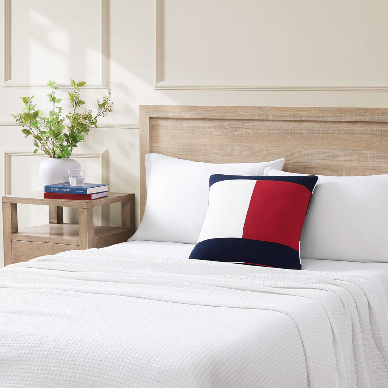 Tommy Hilfiger Flag Navy Throw Pillow