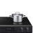 Bespoke 6.3 cu. ft. Smart Slide-In Electric Range with True Convection in Matte Black Steel-123855745