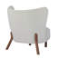 Fauteuil d'appoint rembourré sans accoudoirs