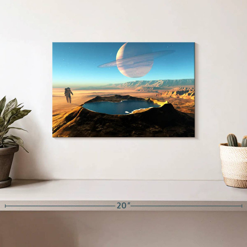 Kelan Space Crater, 8" H x 12" W