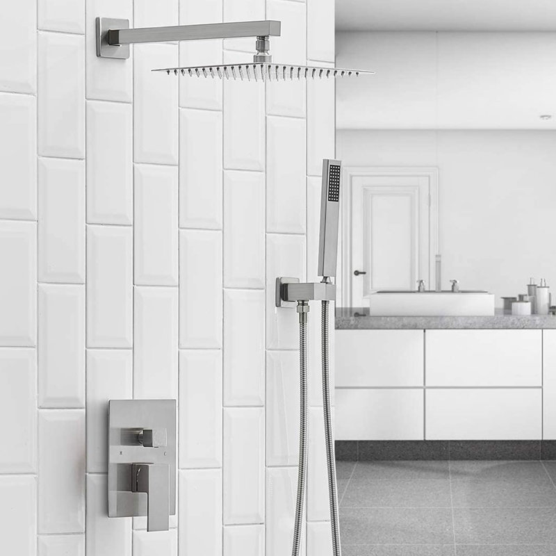 All-In-One Kit with Rough in-Valve, Brushed Nickel