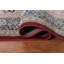 Tapis turc rouge à motif floral Tabriz 8 x 11