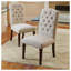 Chaise d'appoint rembourrée et capitonnée Éthylène-2032930418-2115253938