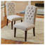 Chaise d'appoint rembourrée et capitonnée Éthylène-2115253938-2032930418