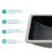 21" x 15" Rectangular Black Undermount Ceramic Bathroom Sink, Modern Under-Counter Vanity Basin with Overflow Hole